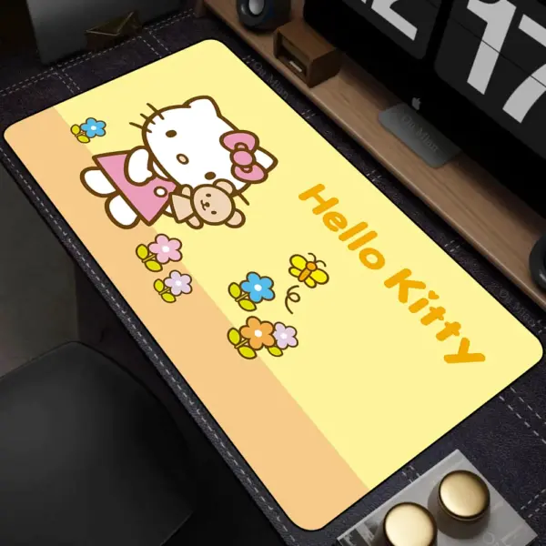 Large Hello Kitty Pink Mousepad for Gaming and Office - Image 7