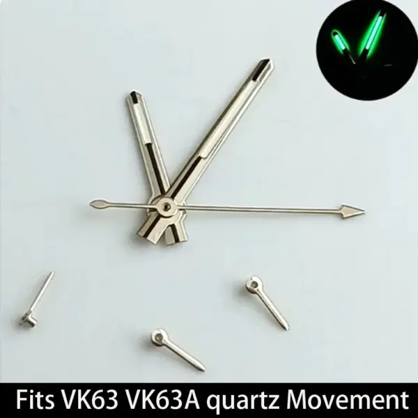 VK63 Watch Hand Set for VK63 Movement in Silver, Gold, Rose - Image 4