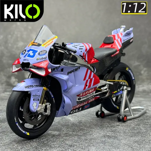 KILO Works Ducati GP Motorcycle Model 1/12 - Image 7