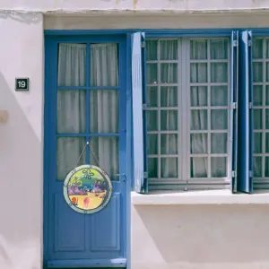 Circular Wooden Wall Plaque for Rooms and Decor 13 S9384c83878d2443d965c029fad90bf71a