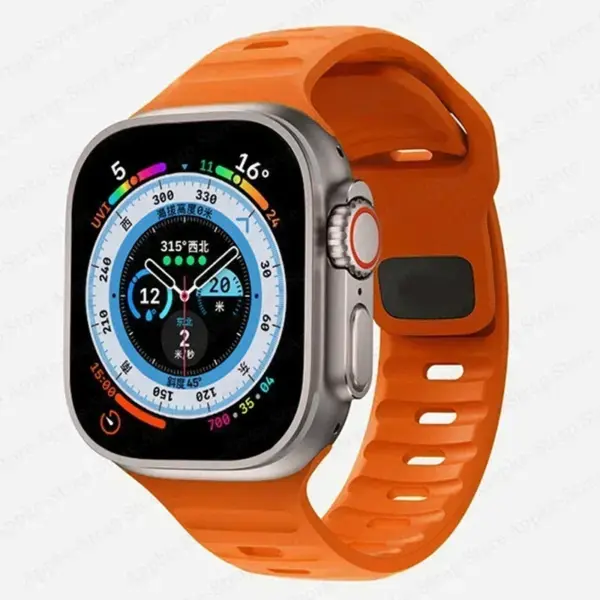 Silicone Sport Band for Apple Watch Series 8-1 - Image 17