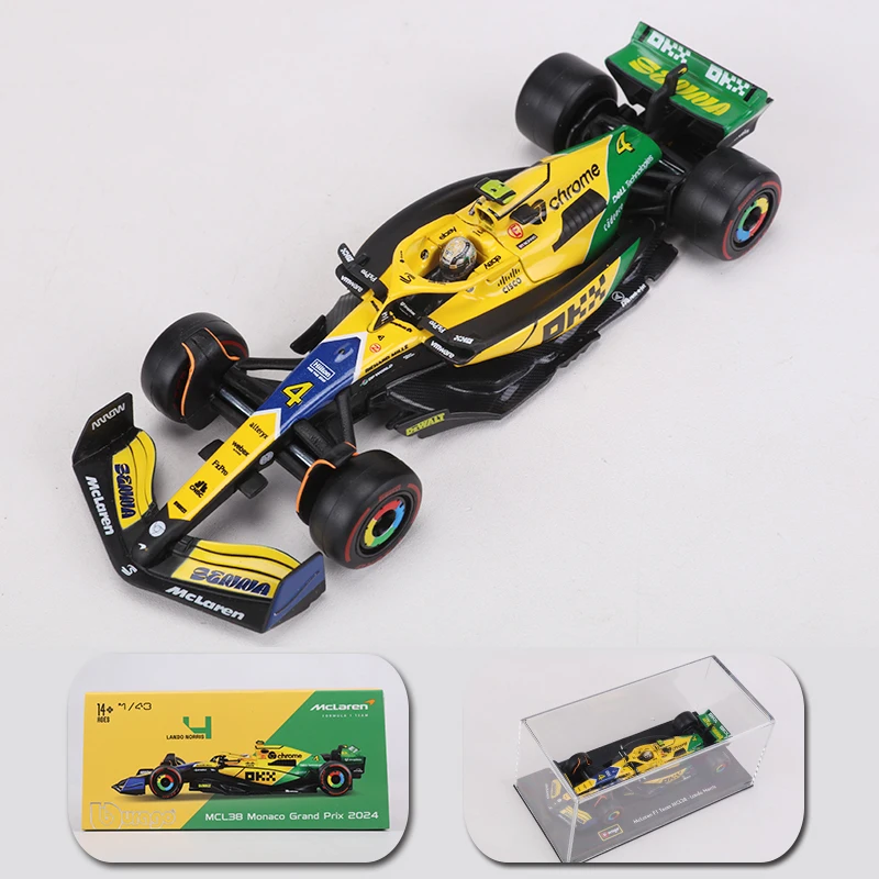 Bburago 1:43 McLaren MCL38 F1 Model Car No.81 13 Bburago 1:43 McLaren MCL38 F1 Model Car No.81 - Image 13