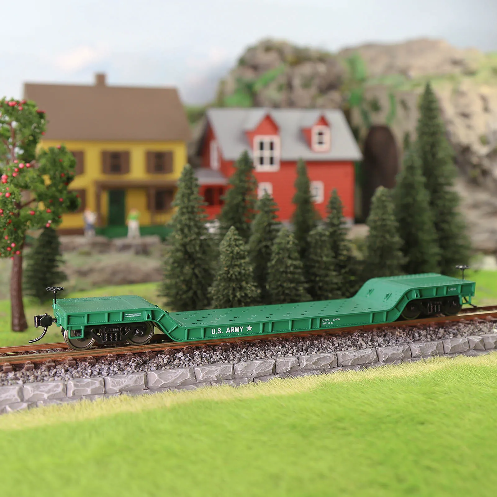 Evemodel HO Scale 1:87 Flat Car Model C8769 5 Evemodel HO Scale 1:87 Flat Car Model C8769 - Image 5