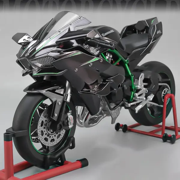 1:6 Kawasaki H2R Diecast Motorcycle Model - Image 6