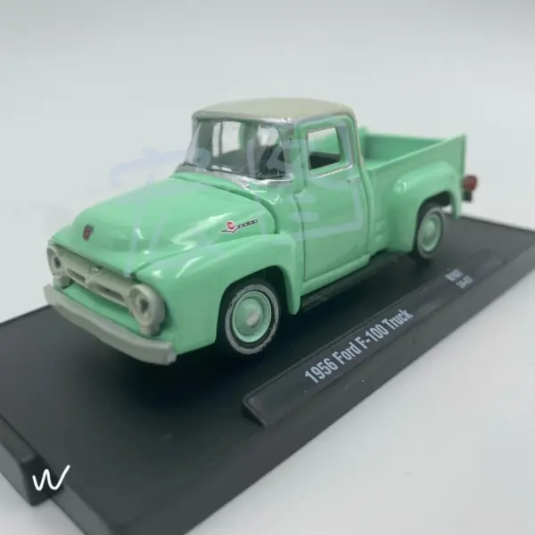 Diecast 1956 Ford F-100 Truck Model 1:64 Scale - Image 3