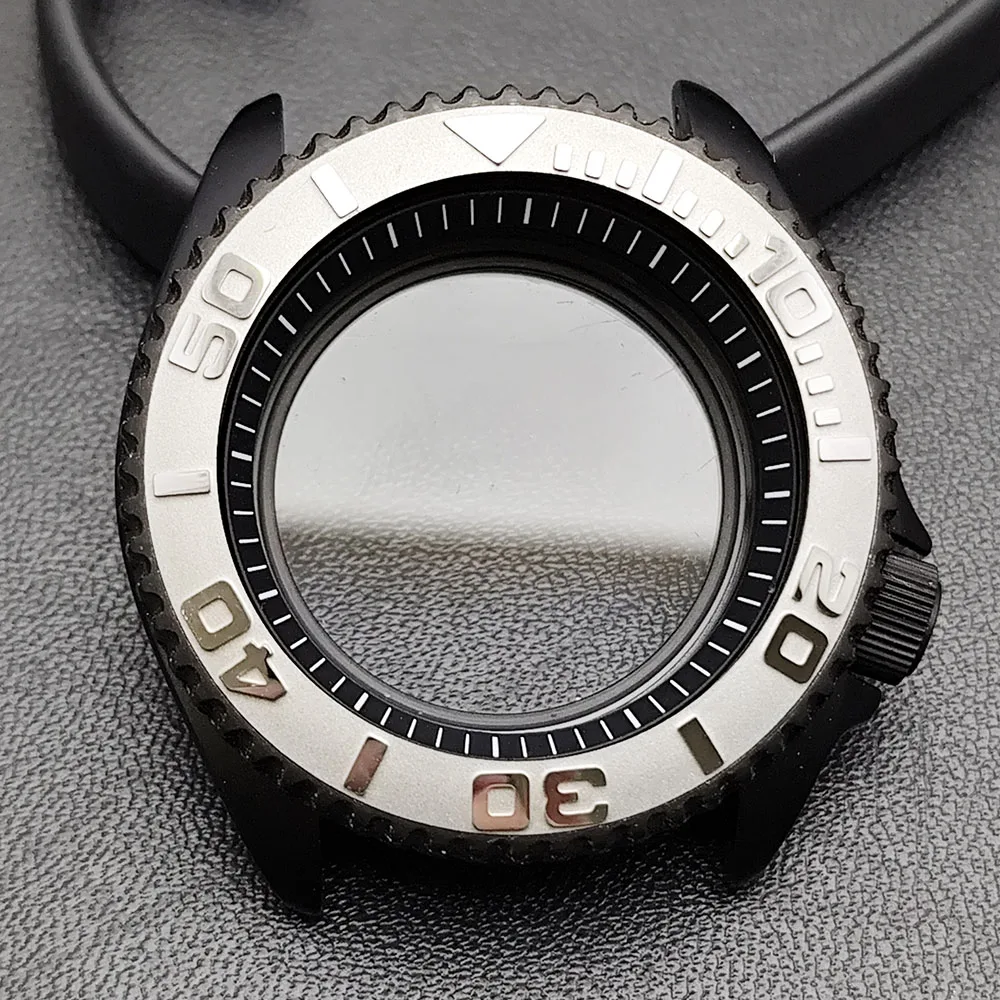 42mm Black Matte Watch Case for NH35 Movement 141 42mm Black Matte Watch Case for NH35 Movement - Image 141