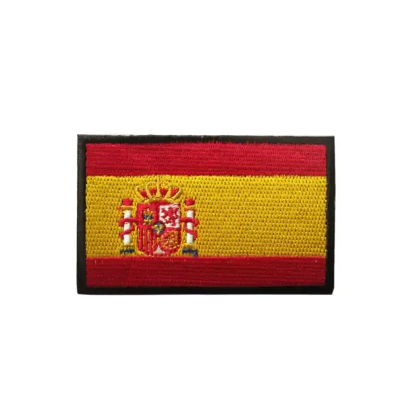 Spain Flag Embroidered Patch 8x5cm - Image 9