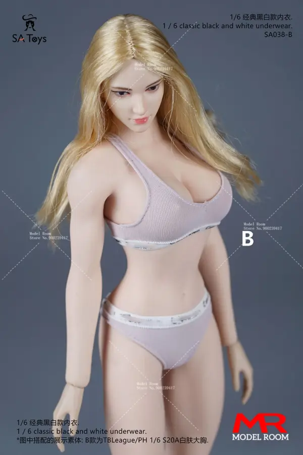 1/6 Scale Model Underwear Set for Action Figures - Image 2