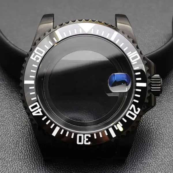 GMT 40.5MM Bidirectional Sapphire Watch Case for NH34 NH35 - Image 48