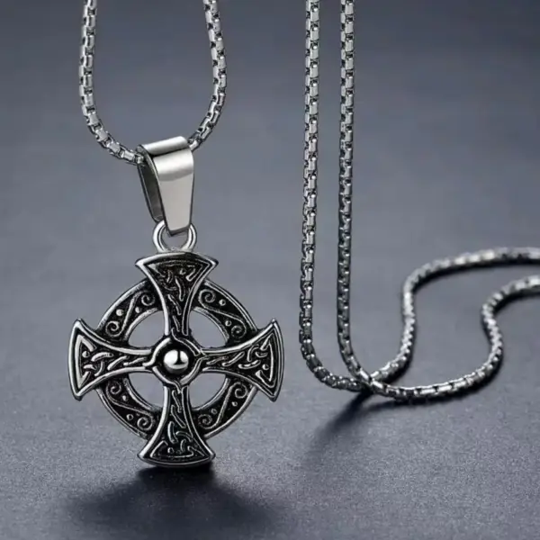 Vintage Nordic Rune Compass Necklace AL18514 - Image 31
