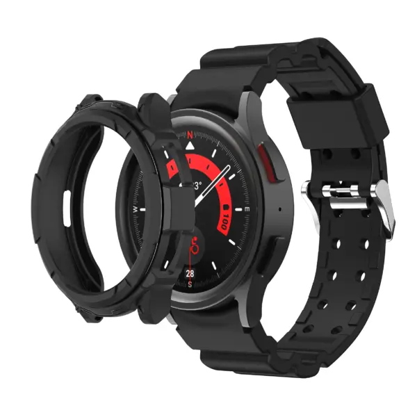 Silicone Strap and Screen Cover for Samsung Galaxy Watch 6 Classic - Image 10