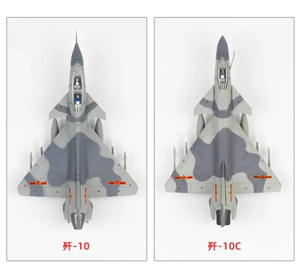 Diecast China J-10C Fighter Aircraft Model - Image 2