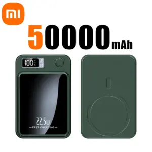 Xiaomi 100000mAh Wireless Magnetic Power Bank Super Fast Charging Ultra Capacity Digital External Battery Power Bank For Iphone 25 S94c5c5f3b9394bfd8fed21aeeaae3435n