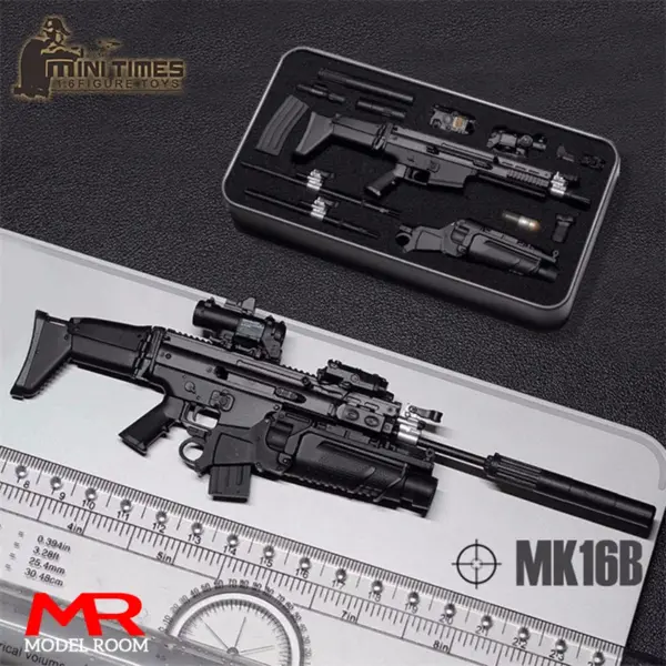 Mini Times Toys 1/6 MK16 MK17 MP7 Model Gun - Image 2