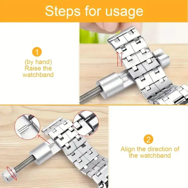 39-Piece Watch Band Repair Tool Kit for Professional Watchmakers - Image 5