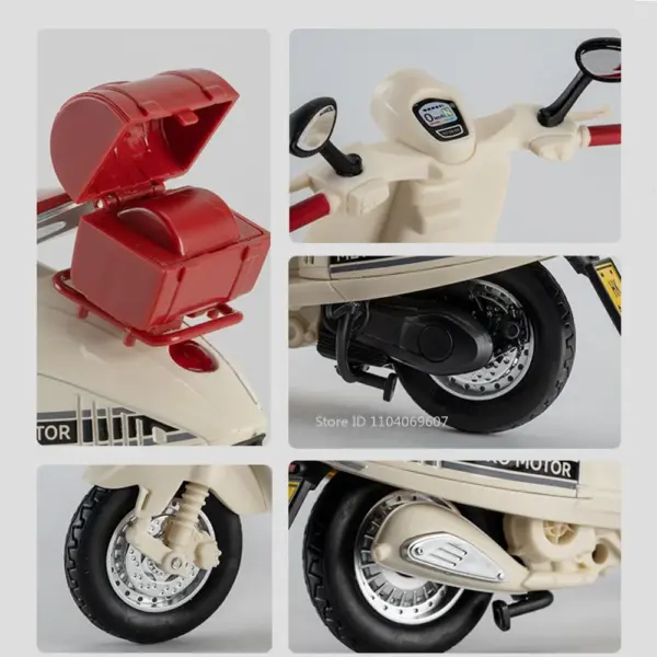 1:12 946 Model Retro Pedal Motorcycle Toy Alloy Diecast - Image 3