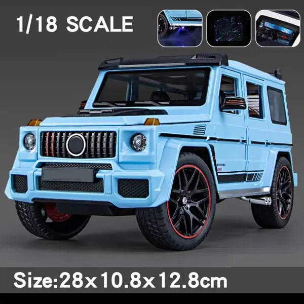 1:18 Maisto Mercedes-Benz G800 Off-Road SUV Model - Image 10