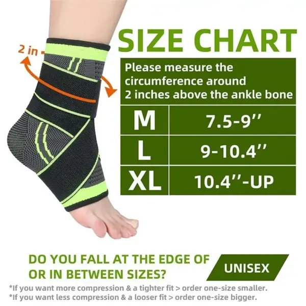 Adjustable Compression Ankle Support Brace - Image 4