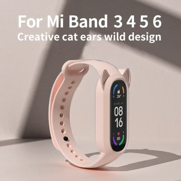 Silicone Watch Strap for Xiaomi Mi Band 3-9 - Image 4