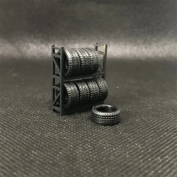 Dayu 1/64 Resin Model Car Garage Scene Set - Image 12