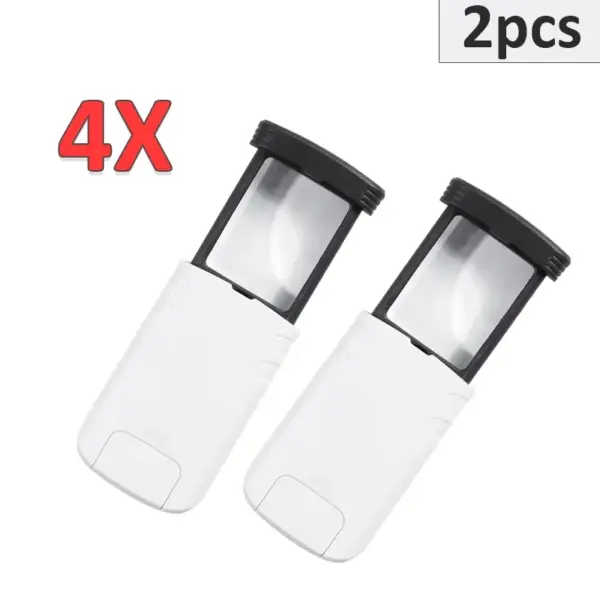 4X Foldable LED Pocket Magnifier for Reading - Image 8