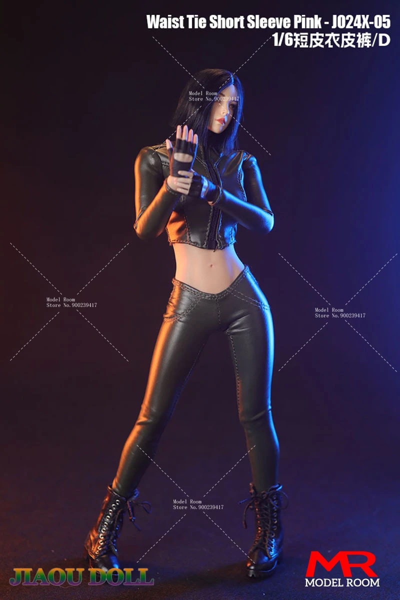 JO24X-04 1/6 Female Leather Motorcycle Outfit 4 JO24X-04 1/6 Female Leather Motorcycle Outfit - Image 4