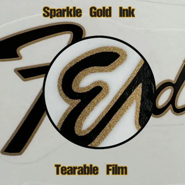 Water Slide Guitar Logo Decal Set for TL Thinline - Image 4