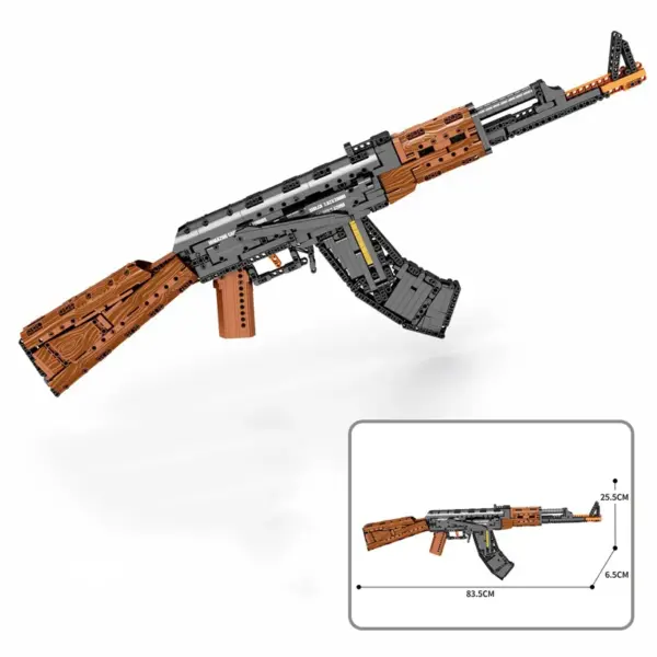 AK47 Assault Rifle Model Building Blocks Kit - Image 7