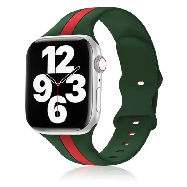 Silicone Sport Loop Strap for Apple Watch Series 10-2 - Image 18