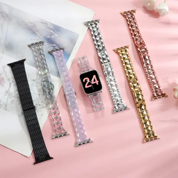 Resin Apple Watch Band 44/40mm Loop for Series 9-3 - Image 4