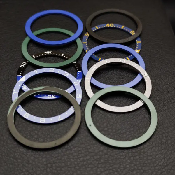 38mm Green Luminous Ceramic Watch Bezel Insert - Image 6
