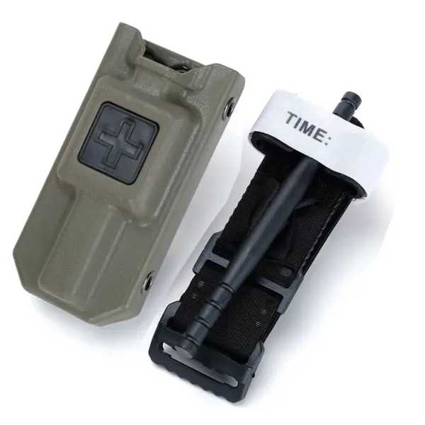 Tactical Tourniquet Storage Box Khaki Green Black - Image 9