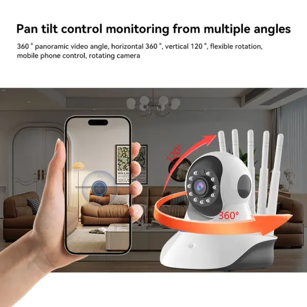 DIXSG 1080P Wireless Indoor Security Camera with Two-Way Audio - Image 4
