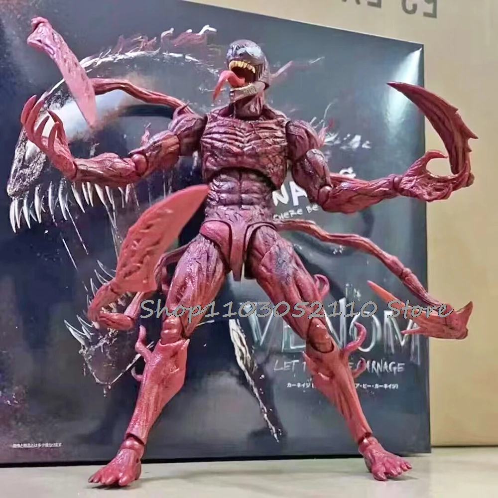 SHFiguarts Venom Red Carnage Action Figure 4 SHFiguarts Venom Red Carnage Action Figure - Image 4