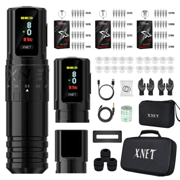 XNET Vipera Wireless Tattoo Kit with OLED Display - Image 9