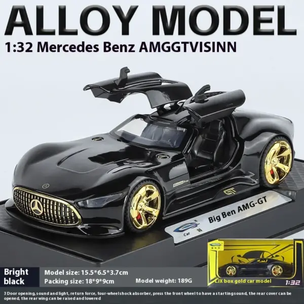 1:32 Mercedes Benz AMG Vision GT Diecast Model - Image 9