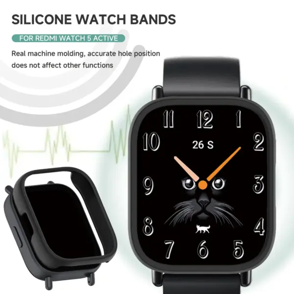 Carbon Fiber Protective Case for Redmi Watch 5 Lite - Image 4