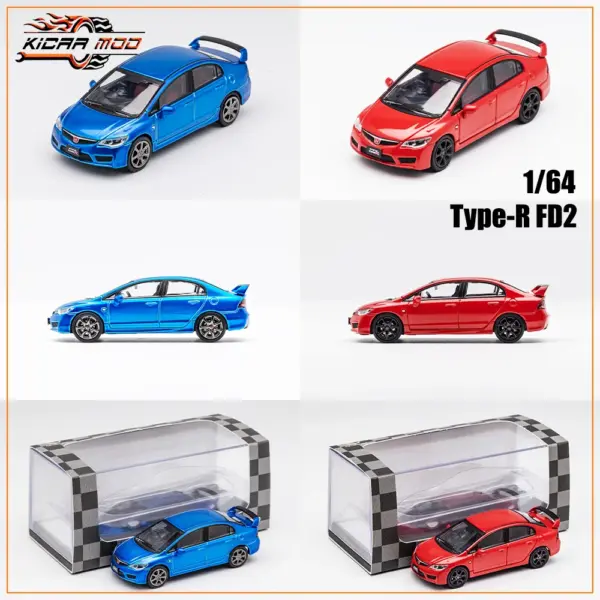 DCT 1/64 Civic Type R FD2 Diecast Model - Image 3