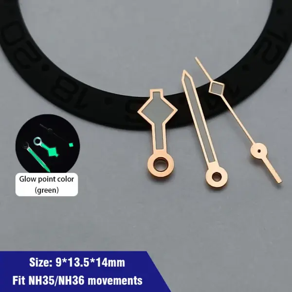 Green Luminous Watch Hands for NH35 NH36 Movement - Image 51
