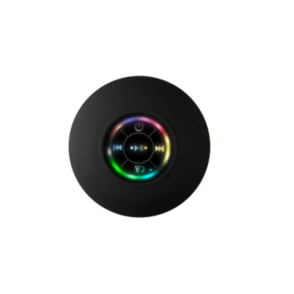 Portable Waterproof Bluetooth Shower Speaker with LED Lights - Image 8