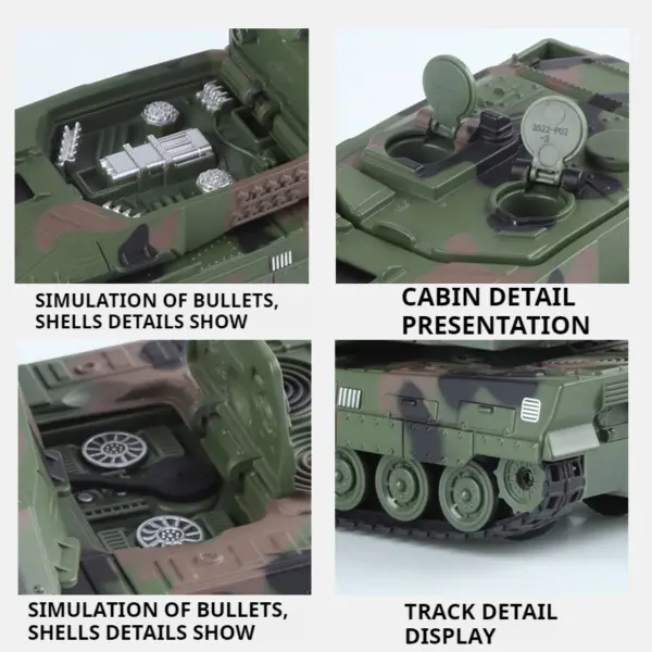 Leopard 2 Main Battle Tank Diecast Model - Image 5