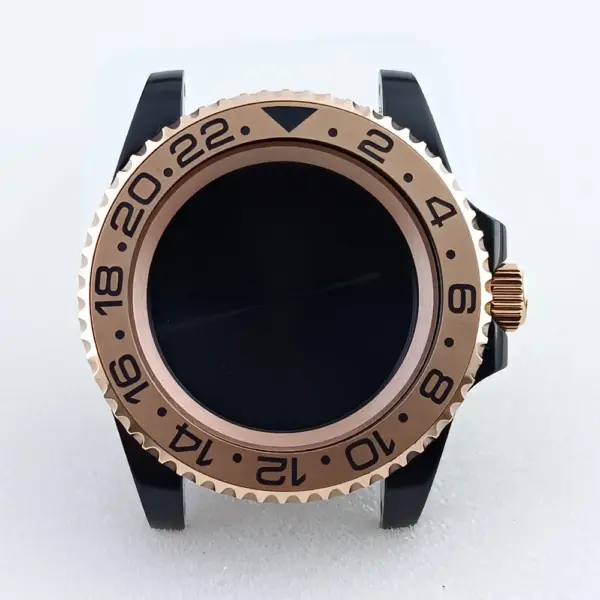 GMT Golden Black Watch Case for NH Series Models - Image 35