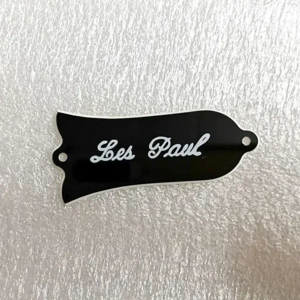 Black 2-Ply Guitar Truss Rod Cover for LP & SG - Image 2