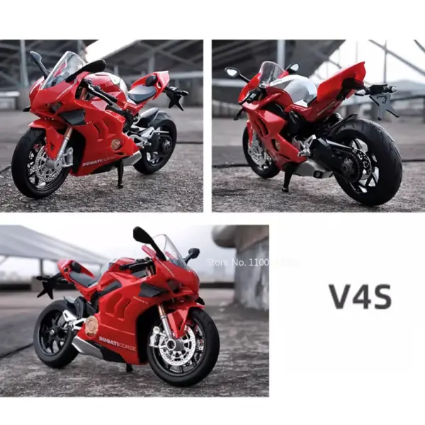 V4S 1199 1:12 Diecast Motorcycle Model - Image 6