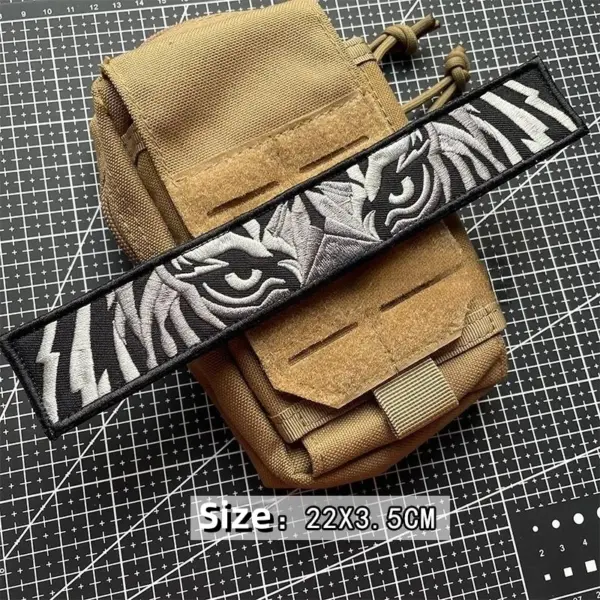 Dark Forest Tiger Moral Badge Tactical Hook&Loop Patches - Image 9