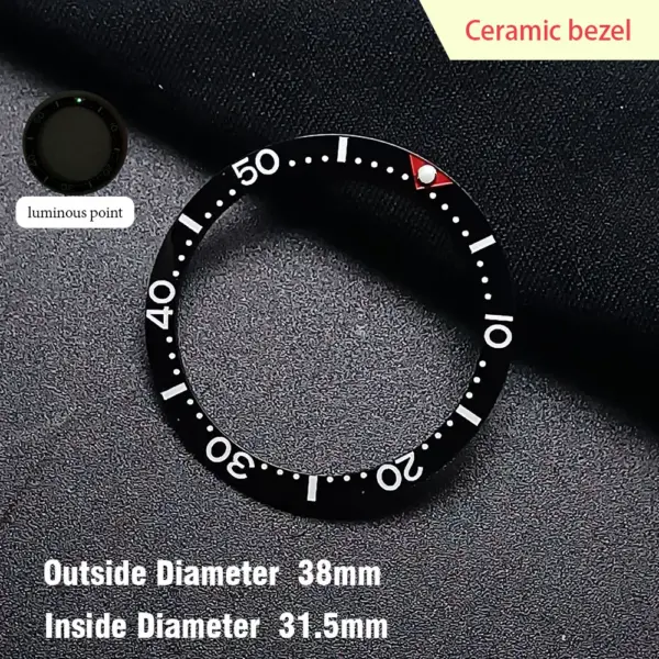 38mm Ceramic Watch Bezel Insert for Dwayne Campbell Model - Image 18