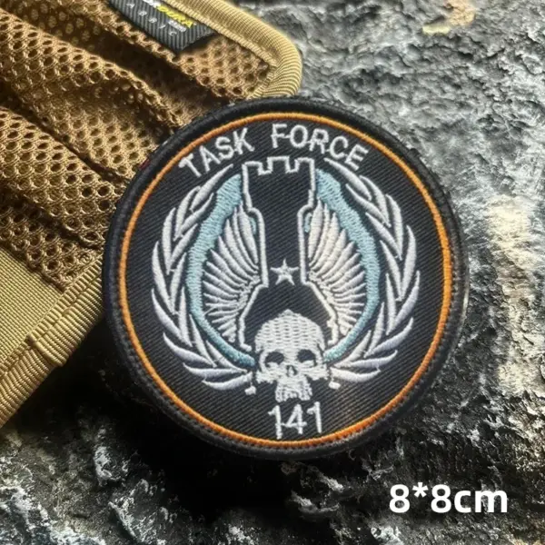Call of Duty Skull Embroidered Tactical Patches 8cm - Image 6