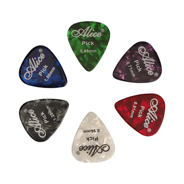 Alice Pearl Celluloid Guitar Picks Set 30/40/50pcs - Image 5