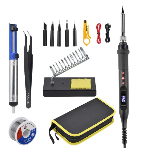 JCD 80W Digital Soldering Iron Kit with LCD Display - Image 14