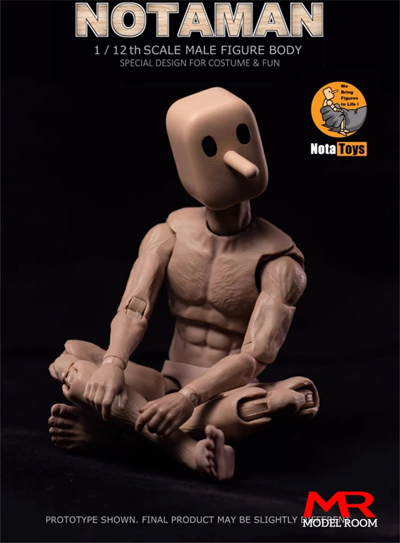 Notaman 1/12 Male Action Figure NT-01 NT-02 NT-02W 3 Notaman 1/12 Male Action Figure NT-01 NT-02 NT-02W - Image 3